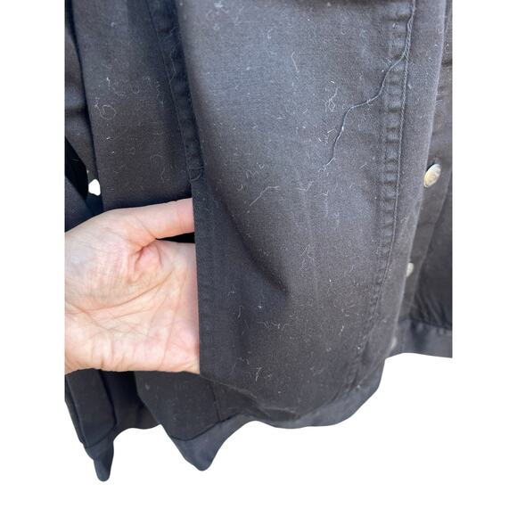 Yi Lin Women's Shirt Flower Peacock Embroidered Button Up Black Plus Size 2X - Picture 6 of 8